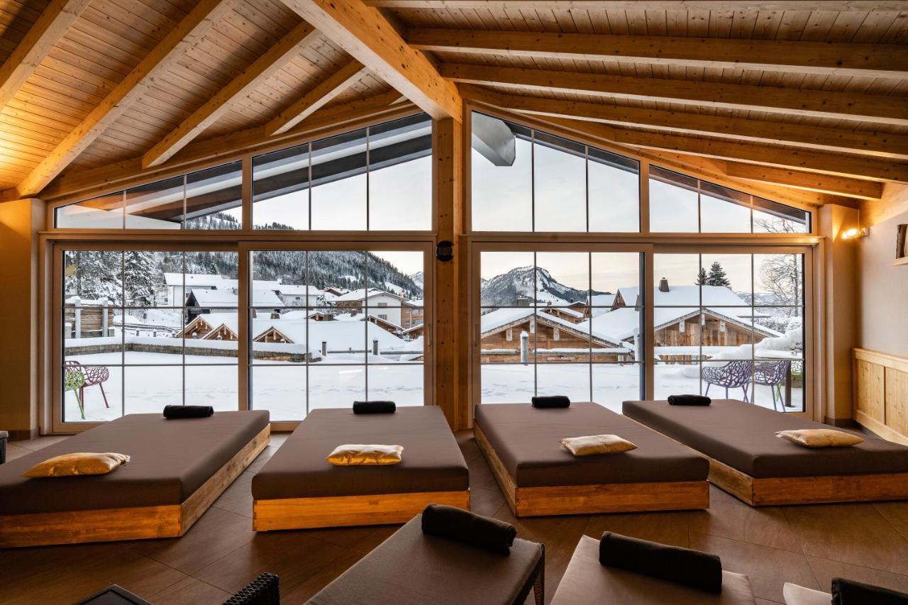 Alpin Lodges - Moderne Appartements Mit Zugang Zu 3000 Qm Spa Panoramahotel Oberjoch Bad Hindelang Dış mekan fotoğraf