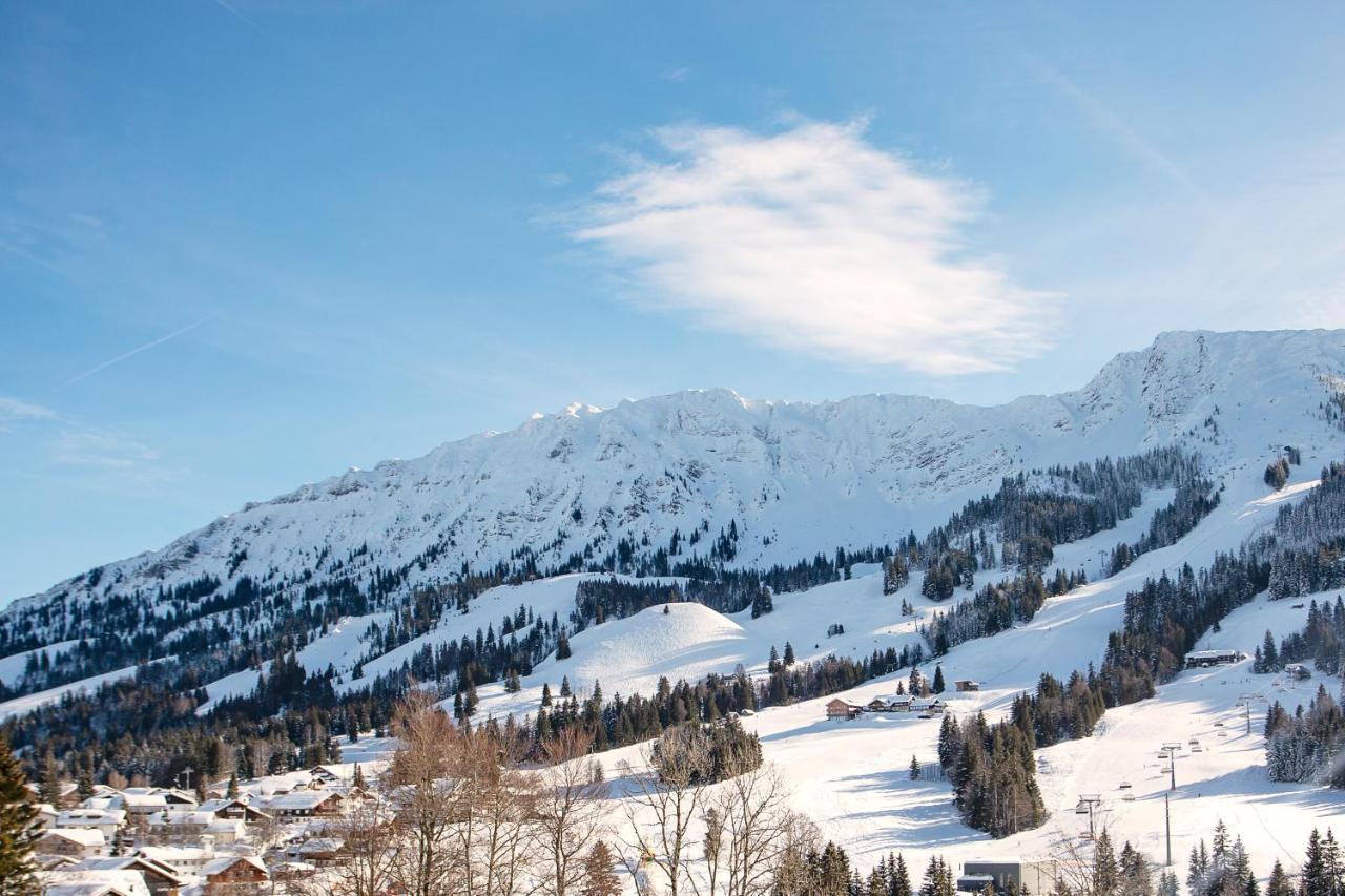 Alpin Lodges - Moderne Appartements Mit Zugang Zu 3000 Qm Spa Panoramahotel Oberjoch Bad Hindelang Dış mekan fotoğraf