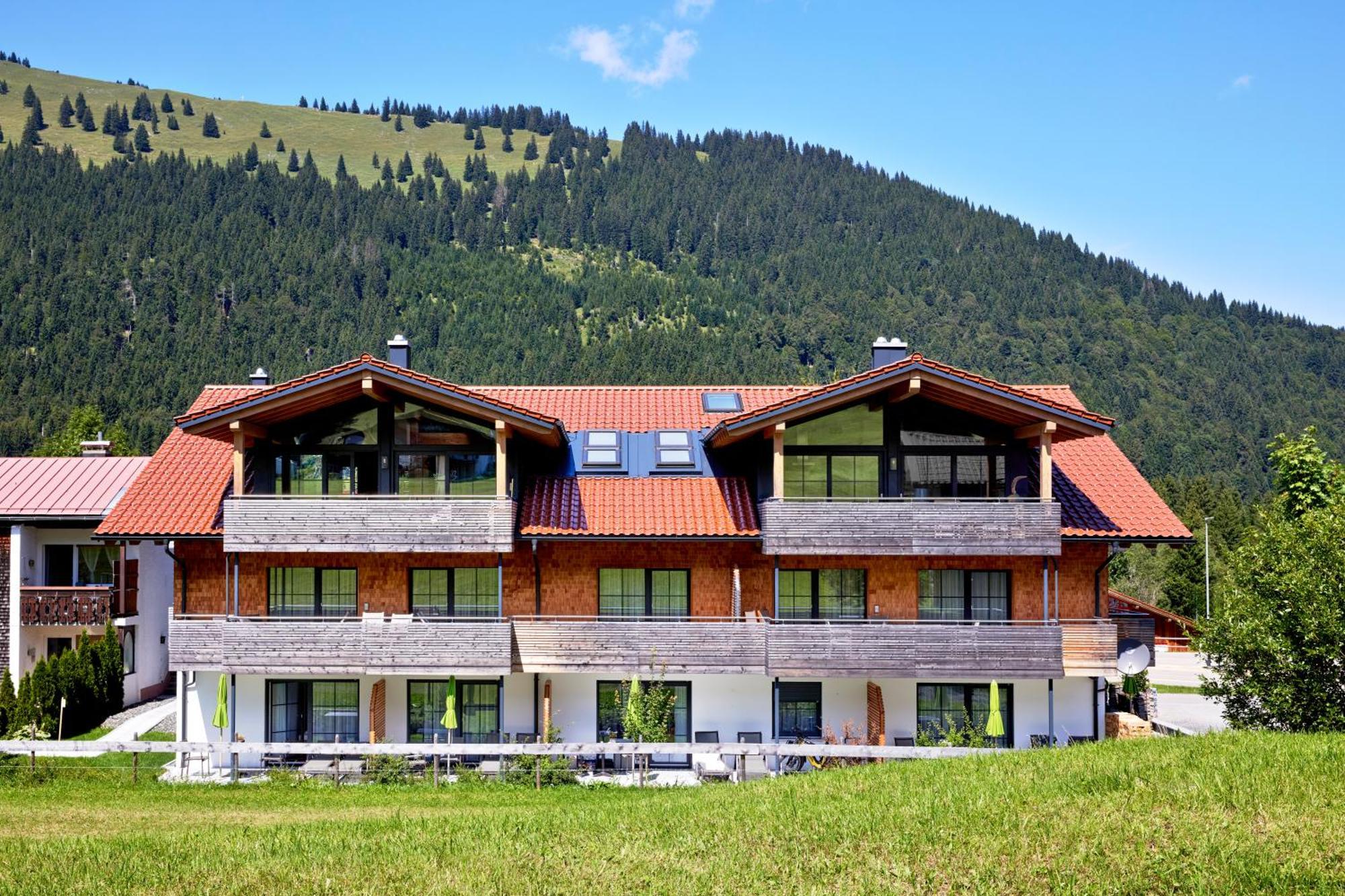 Alpin Lodges - Moderne Appartements Mit Zugang Zu 3000 Qm Spa Panoramahotel Oberjoch Bad Hindelang Dış mekan fotoğraf