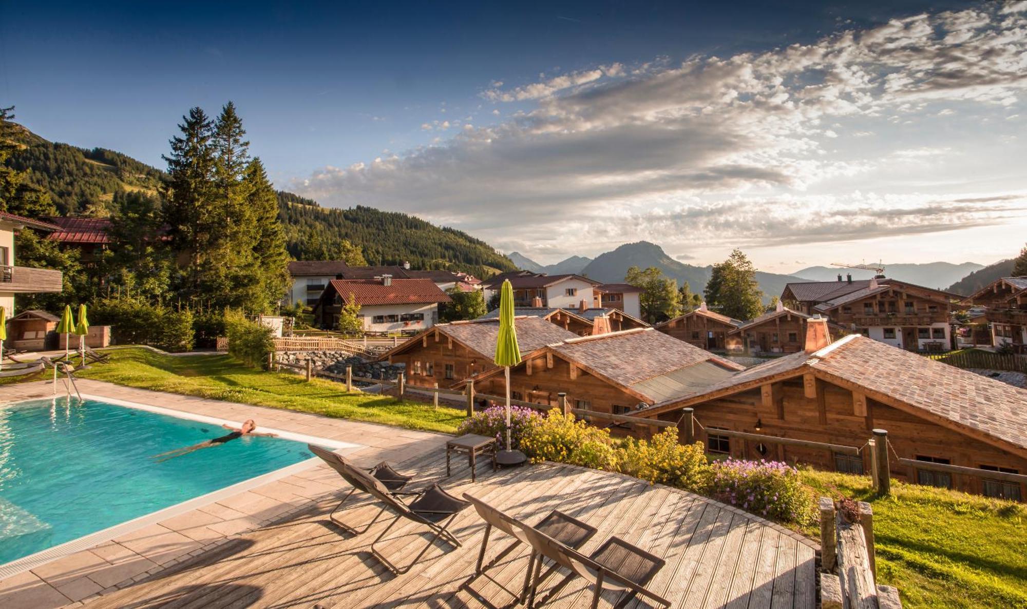 Alpin Lodges - Moderne Appartements Mit Zugang Zu 3000 Qm Spa Panoramahotel Oberjoch Bad Hindelang Dış mekan fotoğraf